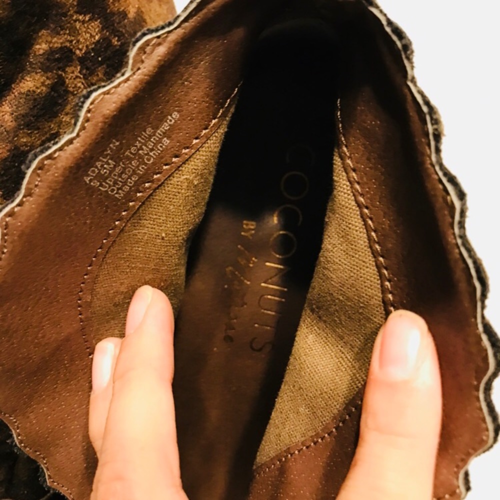 Coconuts Leopard Print Booties - image 7